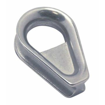 Stainless steel Closed Rope Thimble with bridge