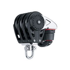 Harken 57mm Carbo triple block with cam cleat. Great  for small keelboats and big boats, for trimlines and sheeting systems. See this block and all our other Harken products on this page. 