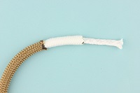 Double braid ropes with an inner cover